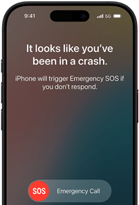 Showing the user's GPS location and messaging via Satellite feature on iPhone 16 Pro