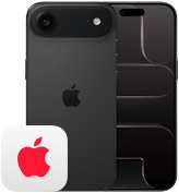 Side by side, iPhone Air, back exterior, Fusion camera system, 1 lens, flash, iPhone Air, front exterior all screen design