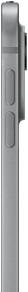 iPad Pro, side exterior, silver color, thin profile, aluminum enclosure, volume buttons and pro camera system