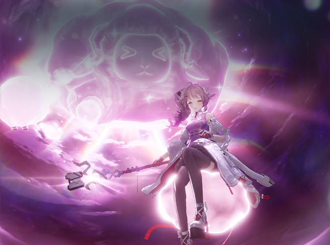 Screen display of 'Control' video game, advanced graphics powered by Apple M4 chip