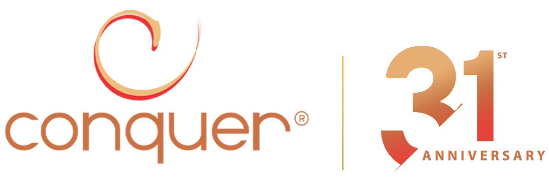 Conquer Technologies 31st Anniversary Logo - Enterprise IT Solutions Company in India